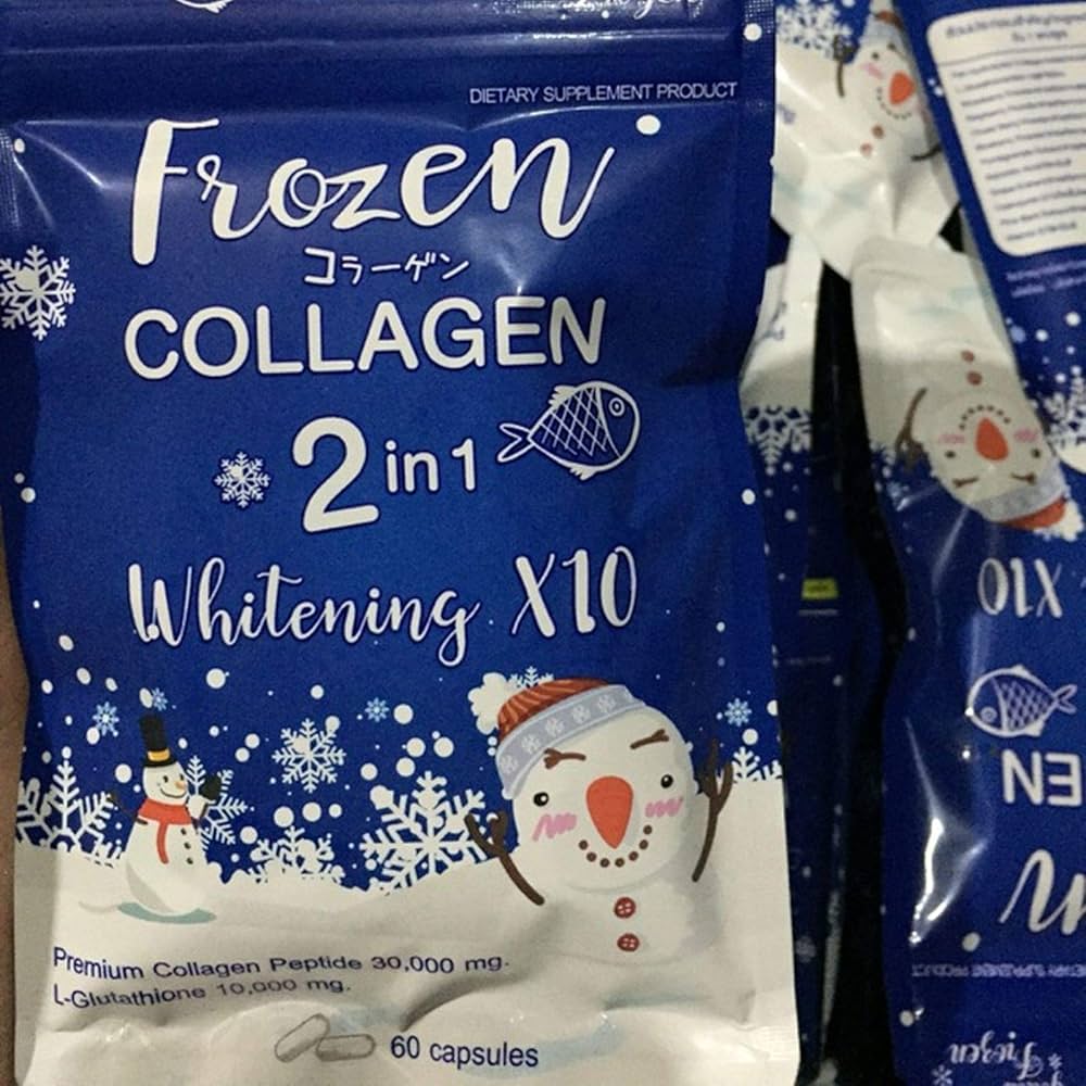 コラーゲン Frozen Collagen+Whitening 2in1 (3Packs) Frozen Collagen 2-in-1 Whitening X10 Glutathione- Trendyol